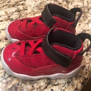 Jordan’s for baby size 6c red and black worn 1x